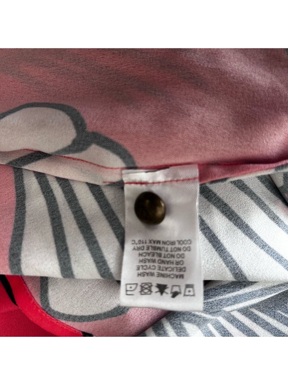 CROSBY by Mollie Burch Coral Botanical Print Blouse | Size XS - Picture 6 of 7